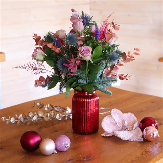 Christmas Spice Bouquet Hand Tied Floral Bouquet