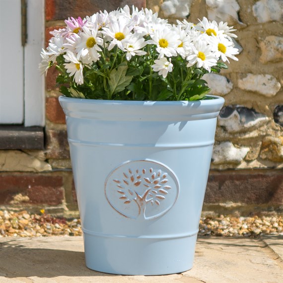 Creekwood Blenheim Garden Pot Aqua 40cm (43533)