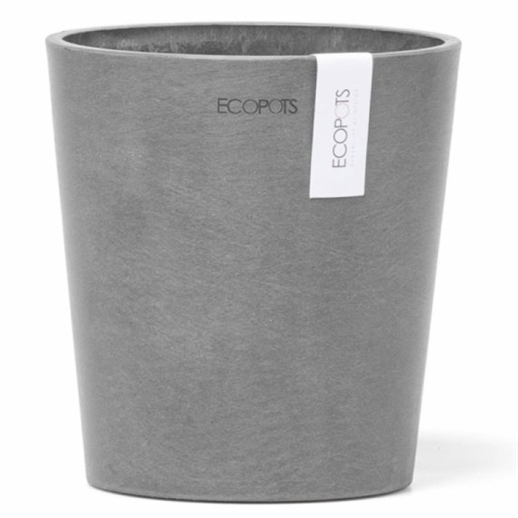 Ecopots Morinda Recycled Plastic Orchid Pot - Grey 16cm (MORG)