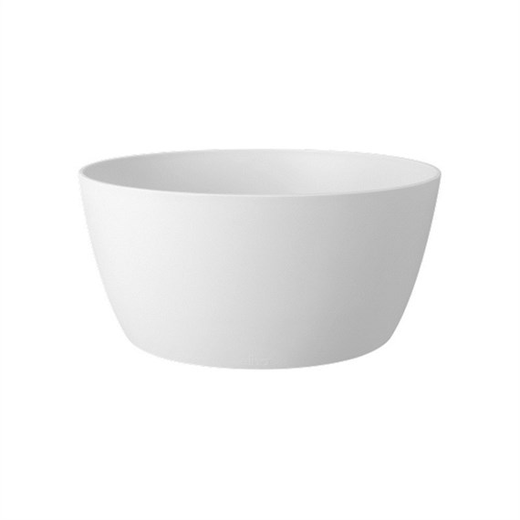 Elho Brussels Bowl Plant Pot - 23cm - White (5761142315000)