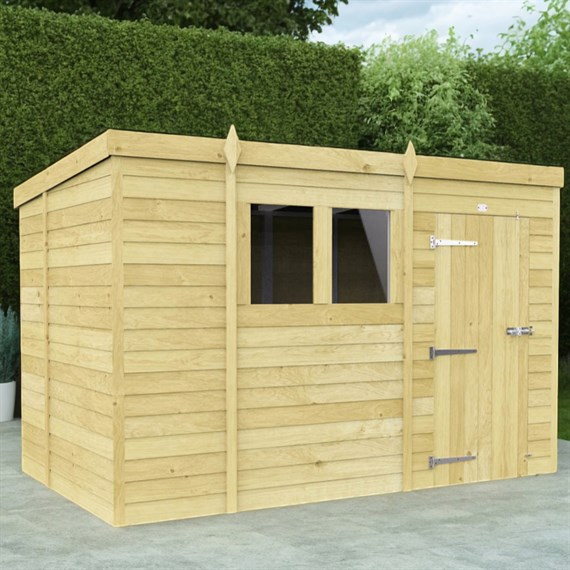 Flat Pack Pent Wooden Garden Shed Direct Dispatch