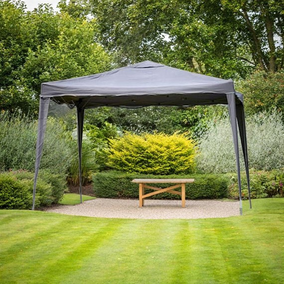 Glendale Grey Easy Up Gazebo 3x3m (GL1595)