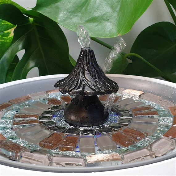 Hydria Water Feature Collectible Fountin Head - Fairy Mushroom - Direct Dispatch (P-487640)