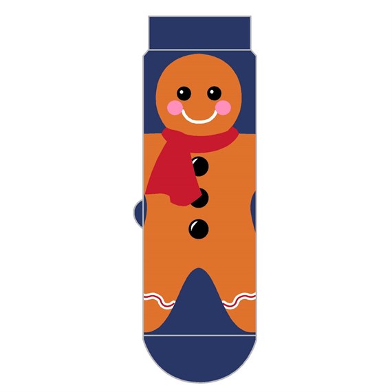 Jackdaw Christmas Novelty Socks - Gingerbread Man (Size 7-11) Mens