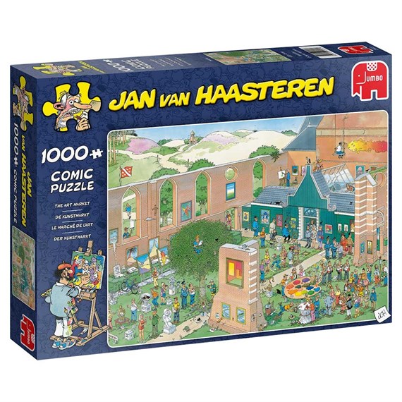 Jan van Haasteren The Art Market 1000 Piece Jigsaw Puzzle (20022)