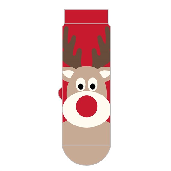 Jane Austin Christmas Novelty Socks - Reindeer (Size 4-7) Womens