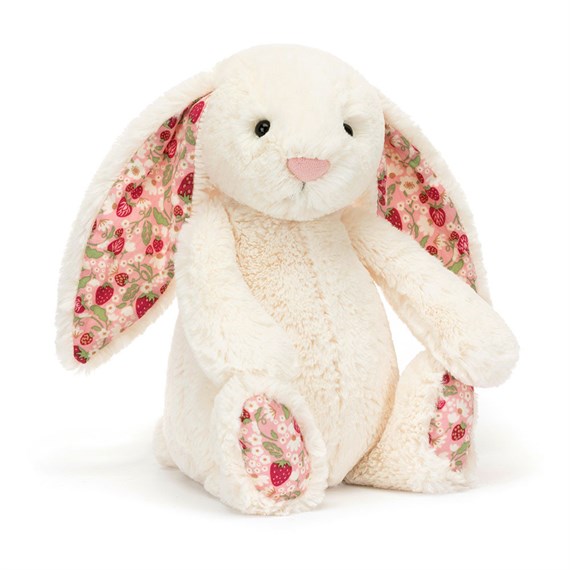 Jellycat Blossom Cream Bunny Berry Medium Soft Toy (BMP3MS)