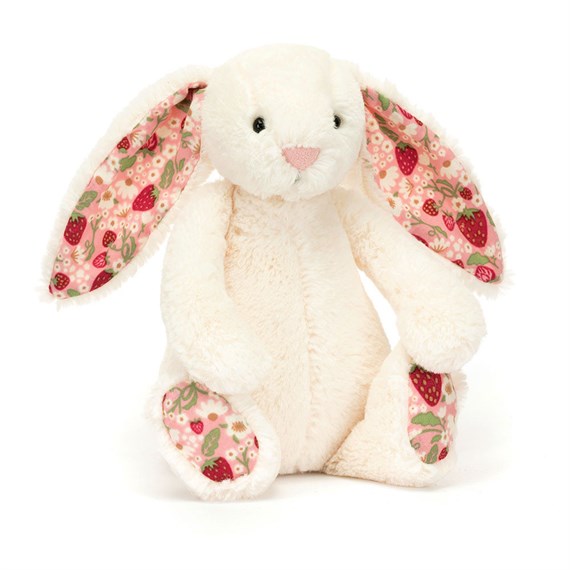 Jellycat Blossom Cream Bunny Berry Small Soft Toy (BPS6MS)