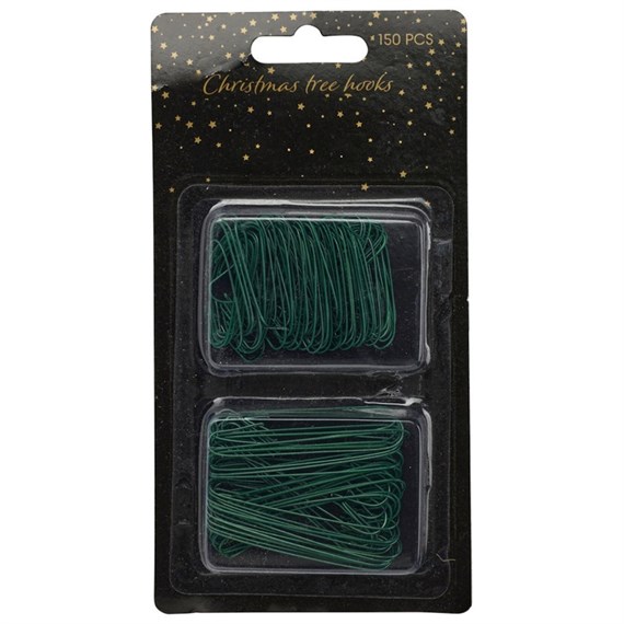 Koopman 150 Piece Christmas Bauble Hooks - Green (AWR401590)