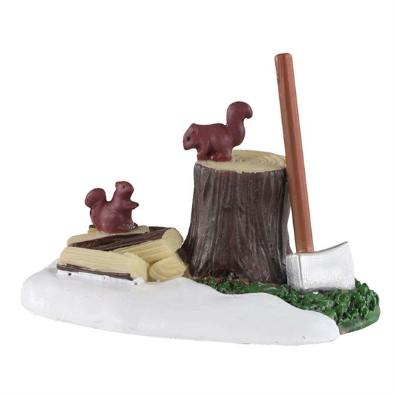 Lemax Christmas Village - Axe And Logs Figurine (04730)