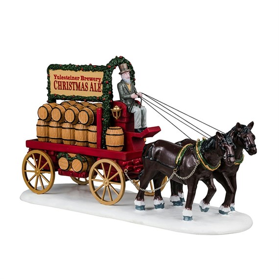 Lemax Christmas Village - Christmas Ale Delivery Table Piece (43710)