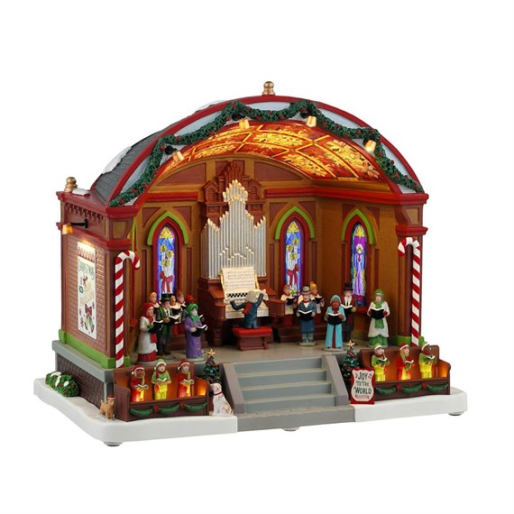 Lemax Christmas Village - Christmas At The Park Pavilion LED Building With Adaptor (45267-UK)