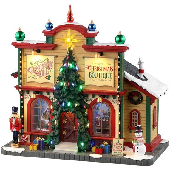 Lemax Christmas Village - Cranberry Hill Christmas Boutique Battery LED Building (35023)