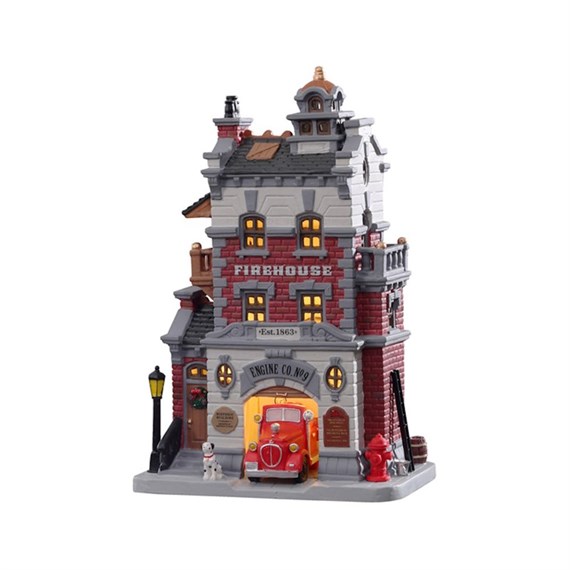 Lemax Christmas Village - Engine Company No. 9 Battery Operated LED Building (15769)