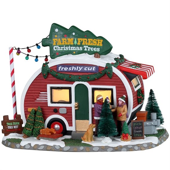 Lemax Christmas Village - Farm Fresh Christmas Trees LED Building (25928)