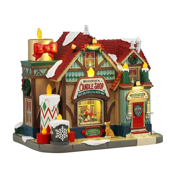 Lemax Christmas Village - Kristin's Candle Shop LED Building (45222)