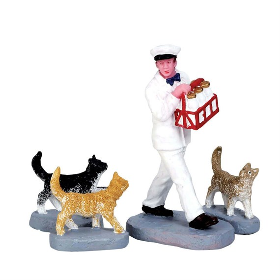 Lemax Christmas Village - Merry Milkman Set Of 4 Figurines (72511)