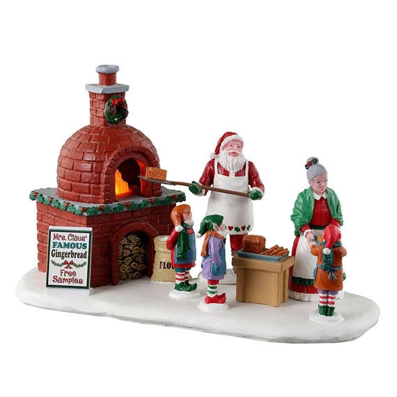 Lemax Mrs. Claus' Gingerbread Bake Battery Operated Christmas Table Piece (34086)