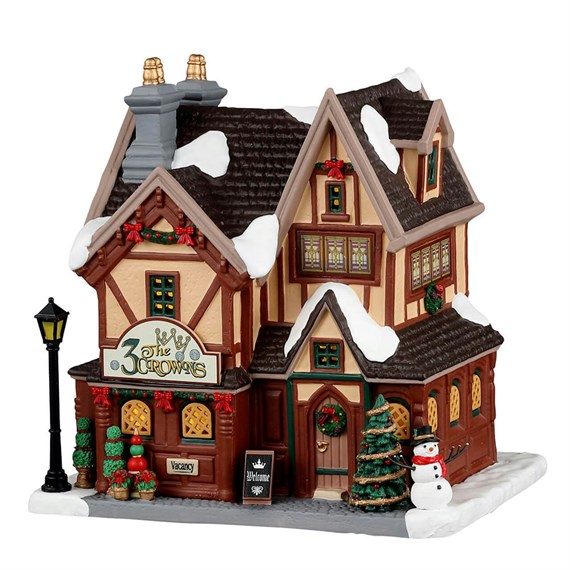 Lemax Christmas Village - The 3 Crowns Inn LED Building (35043-UK)