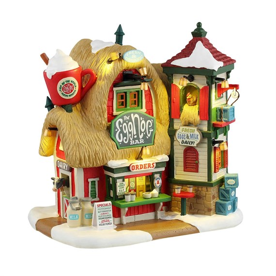 Lemax Christmas Village - The Eggnog Bar Battery Operated LED Building (45263)