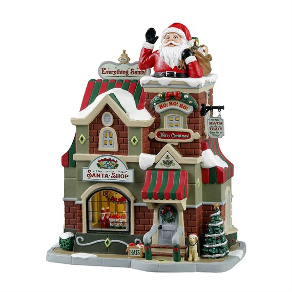 Lemax Christmas Village - The Santa Shop LED Building (35039-UK)