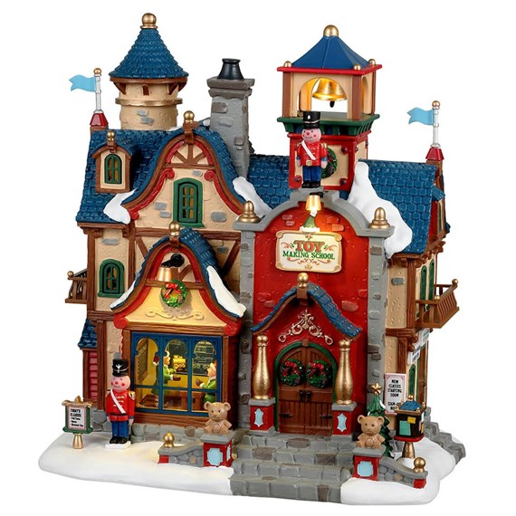 Lemax Christmas Village - Toy Making School Battery Operated LED Building (25927)