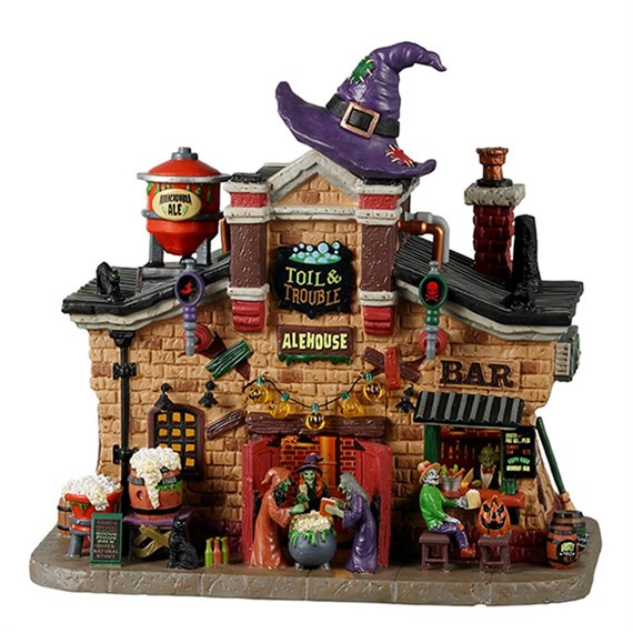 Lemax Halloween Village - Toil & Trouble Alehouse LED Building (25852-UK)