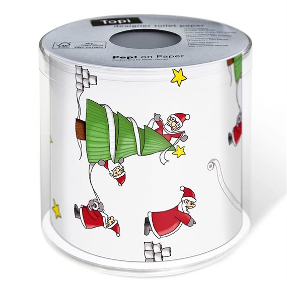 Loo Rolls - Santas So Busy Novelt 3 Ply 200 Sheet Christmas Roll (PD00212)