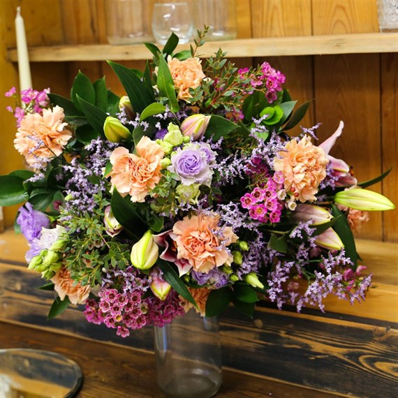 Mother's Day Beautiful You Hand Tied Floral Bouquet