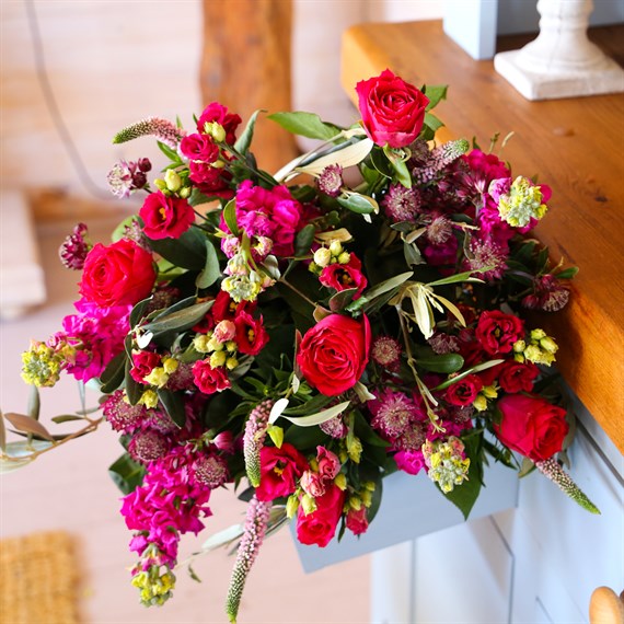 Mother's Day Pretty Pink Handtied Floral Bouquet