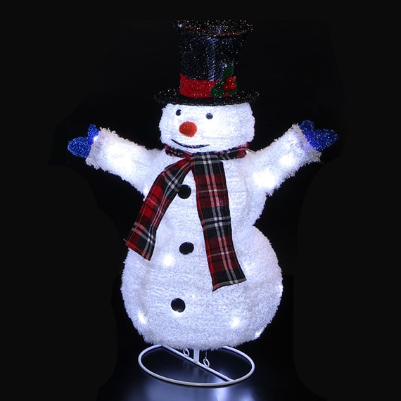 Noma 60cm Pop Up Baby Snowman Christmas Light Decoration (5524017L)