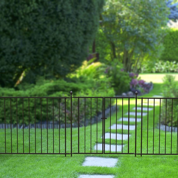 Panacea Abbey Road Fence Section - Black (87160)