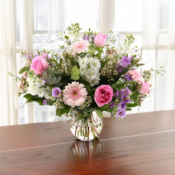 Pastel Meadow Hand Tied Floral Bouquet