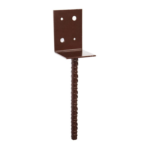 Perry 75mm Base Anchor Bracket - Brown (494-0075BR)