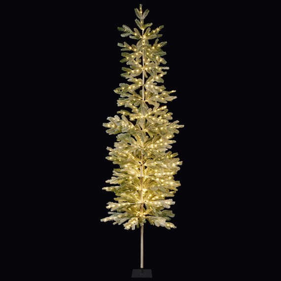 Premier 1.8m (6ft) Pine Needle Pre Lit Branch Christmas Tree with Warm White LEDs (LV243134WW)