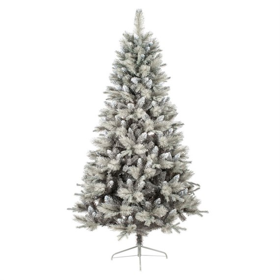 Premier 2.1m (7ft) Deluxe Silver Tipped Fir Artificial Christmas Tree (TR700DST)