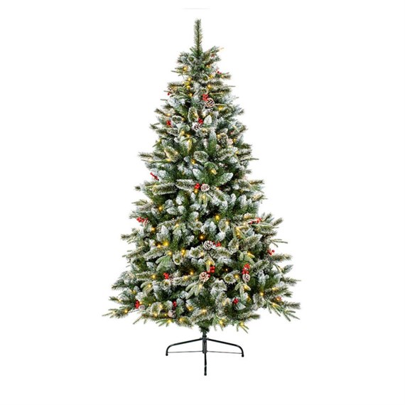 Premier 2.4m (8ft) Pre Lit New Jersey Artificial Christmas Tree With 240 Warm White LEDs (TR800NJL)