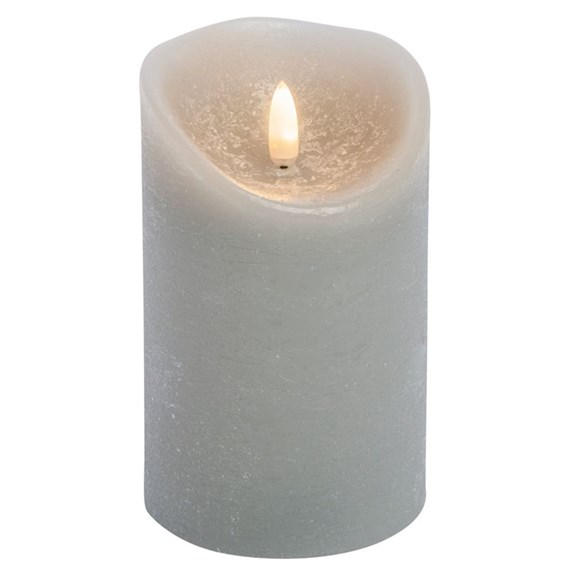 Premier Grey Flickabright Candle With Timer - Small (CA198813GY)