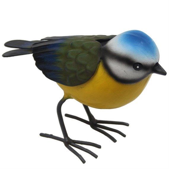 Primus Large Metal Garden Ornament Blue Tit (PQ1472)