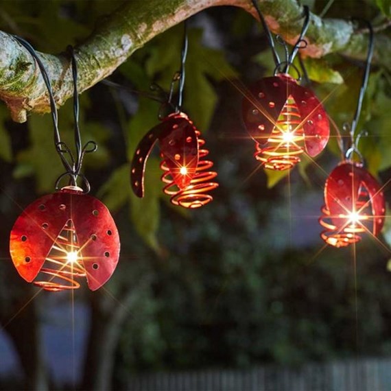 Smart Garden Ladybird Solar String Lights - Set of 10 (1060275)