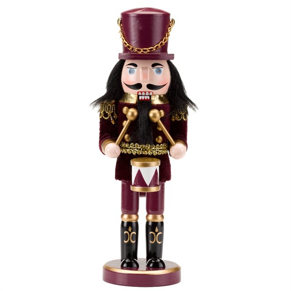 Three Kings Burgundy Brigadier Christmas Decoration Drummer (2538047)