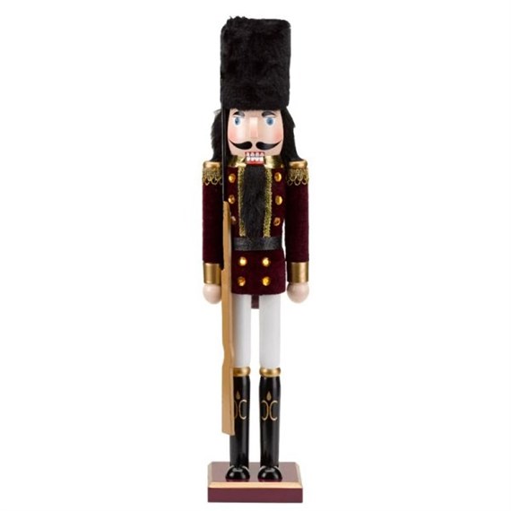 Three Kings Burgundy Brigadier Christmas Decoration - XL Gun (2538049)