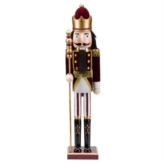 Three Kings Burgundy Brigadier Christmas Decoration - XL Staff (2538049)