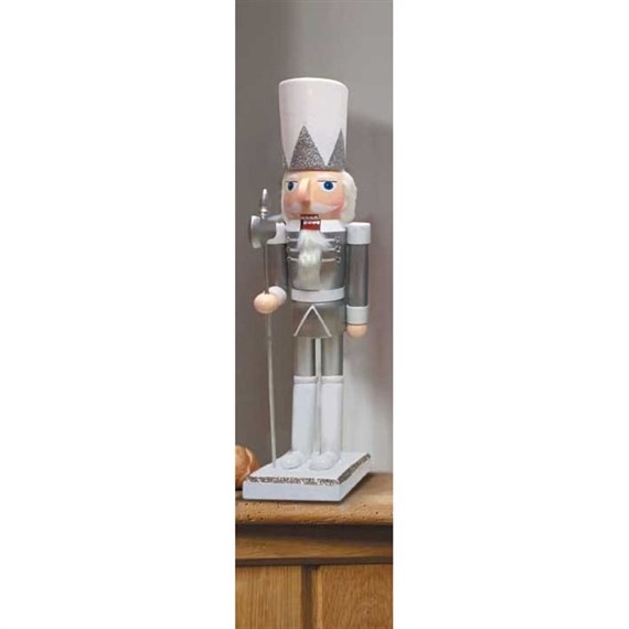 Three Kings Nutcracker Christmas Decoration Large - White Boots & Axe (2538012)