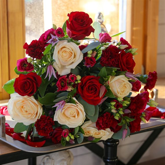 Soulmates Valentine's Day Hand Tied Bouquet