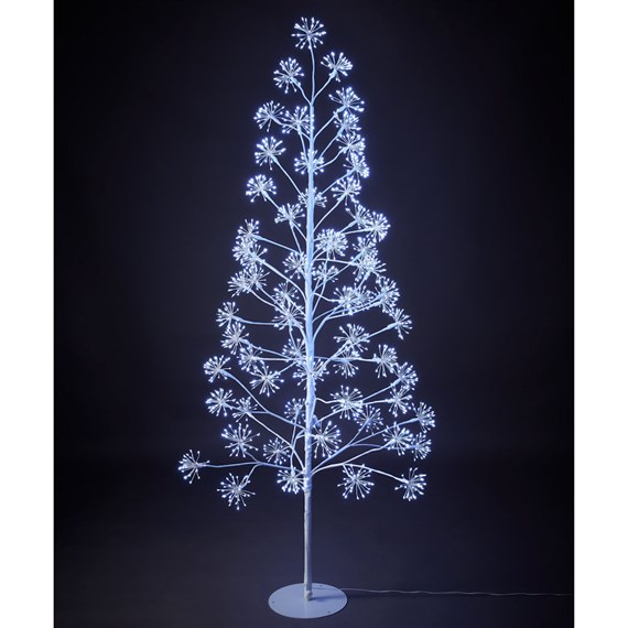 Three Kings 1.8m Frosted Twinkling Christmas Twig Tree - Cool White (2506013)