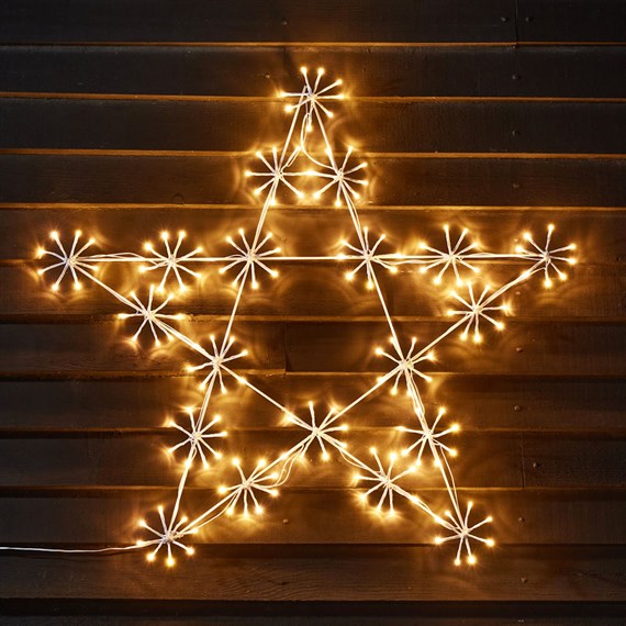 Three Kings 120cm Light Up Christmas Sparkles Star with 160 LEDs (2506033)