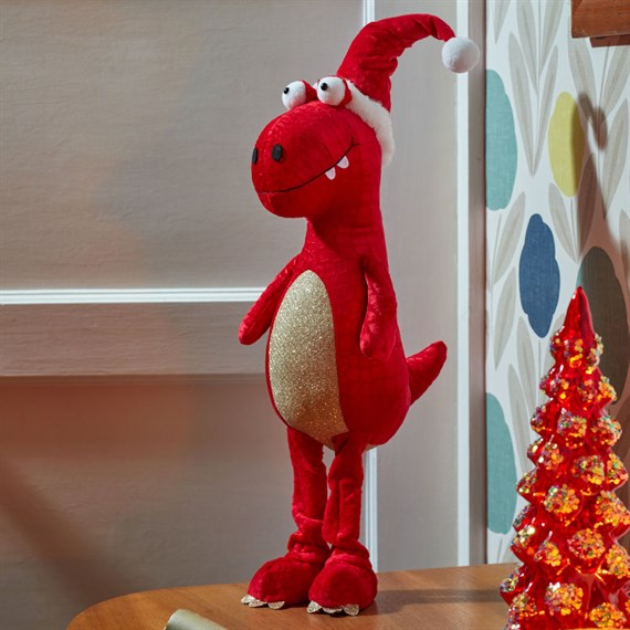 Three Kings Festive Dino Red Christmas Decoration (2531539)