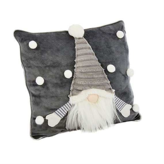 Three Kings Gonk Christmas Cushion - Grey (2531314)