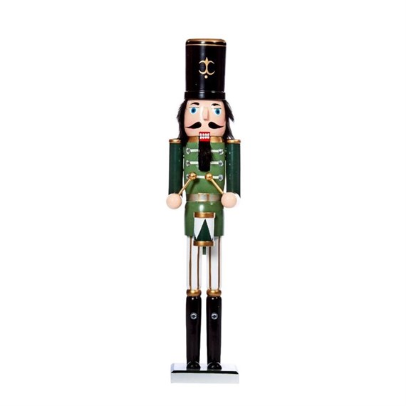 Three Kings Nutcracker Green Grenadier Christmas Decoration XL - Drumming (2538075)